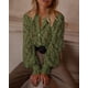 thumbnail image 5 of Camisa de Mujer PRETTYGARDEN de Encaje Manga Larga con Botones M, 5 of 9