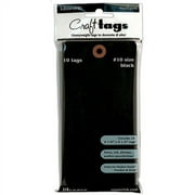Inkssentials Black Craft Tags #10 10/Pkg-4-1/8`X8-1/2` Multi-Colored