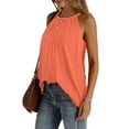 thumbnail image 5 of Xunlbb Womens Tank Tops Sleeveless Tank with Halter Neck Loose Fit Tops Formal Outfit for Dating Party Summer Beach Fashion Casual Daily Outfit Plus Size, 5 of 9