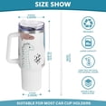 thumbnail image 3 of SKYSONIC Insulated Tumblers with Lids and Straws Handles 40oz Water Bottle Cartoon Dinosaur White Travel Mug Reusable Stainless Steel Thermos Vacuum, 3 of 7