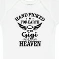 thumbnail image 4 of Inktastic Handpicked for Earth by My Gigi in Heaven with Angel Wings Boys or Girls Baby Bodysuit, 4 of 5