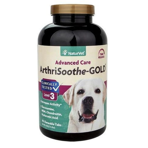 NaturVet ArthriSoothe Gold Level 3 Advanced Joint CareSupports Connective Tissue, Cartilage
