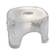 thumbnail image 3 of Taburete de acrílico para baño, taburete para cambiar zapatos, reposapiés transparente, ligero, estable, pequeño banco de ducha, asiento portátil para, 3 of 9