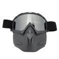 thumbnail image 2 of Motorcycle Goggles With Face , Motorcycle Dust Wind  Proof Riding Glasses Closed Removable Protective Glasses, 2 of 8