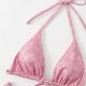 thumbnail image 5 of Gibobby Bañador de Bikini Mujeres Bandeau Bandage Bikini Set Push Up Traje de baño brasileño Ropa de playa Traje de baño Sexy Cintura Bikiniwear(Rojo,CH), 5 of 5