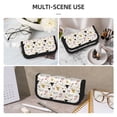 thumbnail image 5 of Bingfone Geometric Triangle Print Pencil Case Large Capacity Pencil Pouch Pen Bag Office Stationery Organizer Multifunctional Pencil Bag for Women & Men, 5 of 6