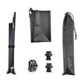 thumbnail image 1 of Sombra de silla de campamento al aire libre, sombra plegable de silla plegable ajustable fácil de instalar refugio portátil para accesorios de pesca balck, 1 of 8
