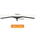 thumbnail image 1 of Carbon Integrated Handlebar For MTB Handlebars Stem 28.6mm 17Degree Bicycle Parts ,Long Lasting, 1 of 7