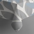 thumbnail image 4 of Blue and Gray Floral Pattern Rectangle Tablecloth 60"x120",Waterproof Polyester Rectangle Table Cloth, Wipeable Spillproof Polyester Tablecloth for Dining, Camping, Indoor and Outdoor, 4 of 6