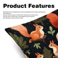 thumbnail image 2 of Squirrel Bed Pillow Covers Set - 2 Decorative Throw Pillow Patterns - Available in 16x16, 18x18, and 20x20 Inches for Any Occasion - Decorative Pillows, Bed Pillow, 2 of 6