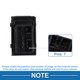 thumbnail image 4 of Interruptor de ventana eléctrica Unique Bargains para Hyundai Santa Fe 2006-2012 Interruptor de control de ventana ABS negro lado del pasajero, 4 of 7