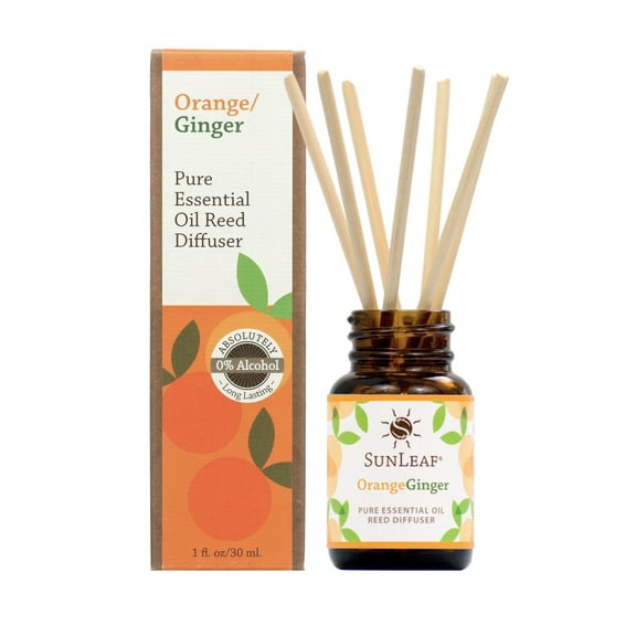 SunLeaf Naturals Mini Diffuser Orange Ginger, 1 Fluid Ounce