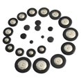 thumbnail image 3 of Bunblic 25Pcs Alto Sax Pads Set Replacement Practical Easy to Use Portable Instrument Parts Durability Alto Saxophone Pads Accessory Black, 3 of 7