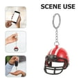 thumbnail image 3 of Milisten Exquisite Keychain Hanging Key Chain Delicate Football Helmet Keychain Bag Supply, 3 of 5