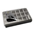 thumbnail image 1 of Fishing Tackle Box Portable Storage Trays Lures Organizers Storage Box Baits Separator Organizers with Removable Divider Yellow large, 1 of 4