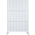 thumbnail image 4 of 76" H × 48" W Metal Privacy Screen - Freestanding Decorative Outdoor/Indoor Divider for Deck, Balcony, Patio & Garden | Rust & Weather Resistant Privacy Fence Panel, 4 of 9