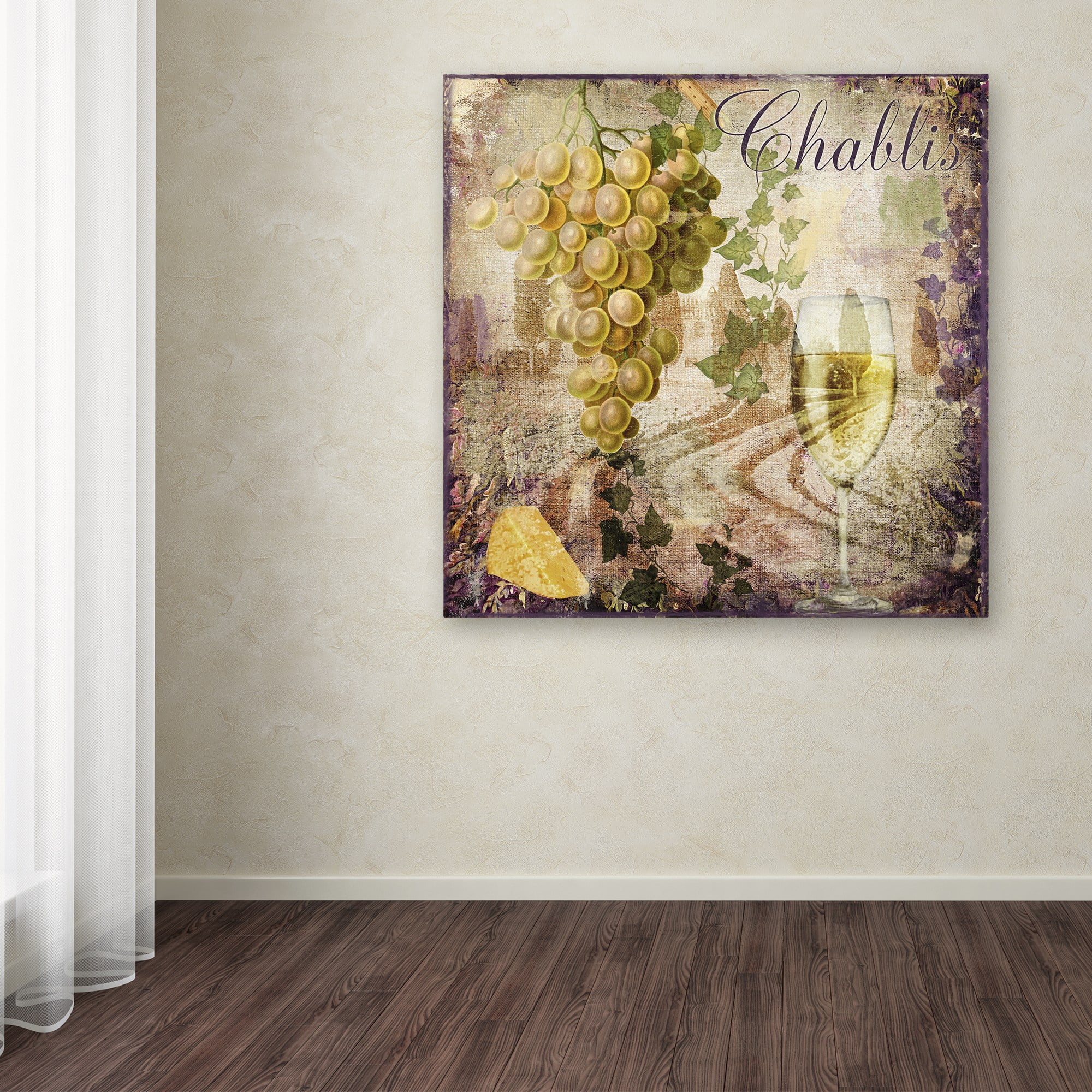 Trademark Fine Art "Wine Country V" Canvas Art by Color Bakery