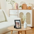 thumbnail image 2 of REGALWOVEN Simple Picture Frames, Metal Photo Frame with Real Glass, Display for Wedding Gift Home Tabletop Decor Black 5x7, 2 of 5