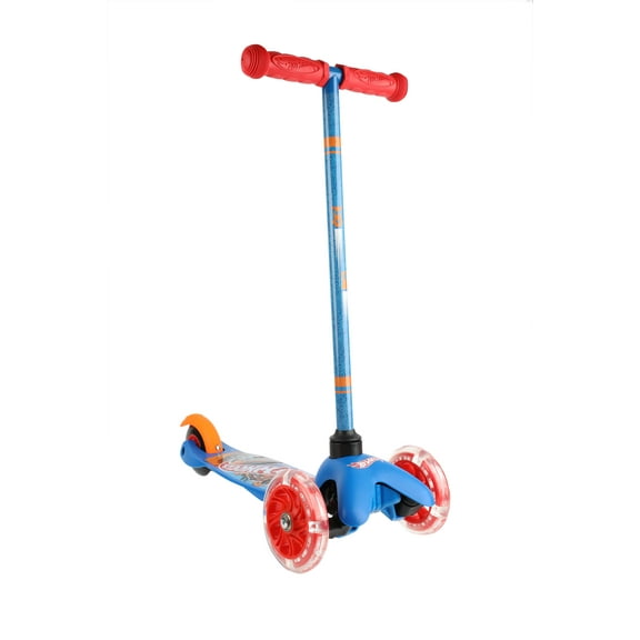 Hot Wheels Tilt/Turn Scooter Light Up Wheels Adjustable Hand