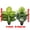 E--2pcs, variant on 2Pcs Outdoor Artificial Green Plants with 24 Leaves Nordic-style Banana Leaf Palm Trees Designed Tropical Rainforest Landscapes