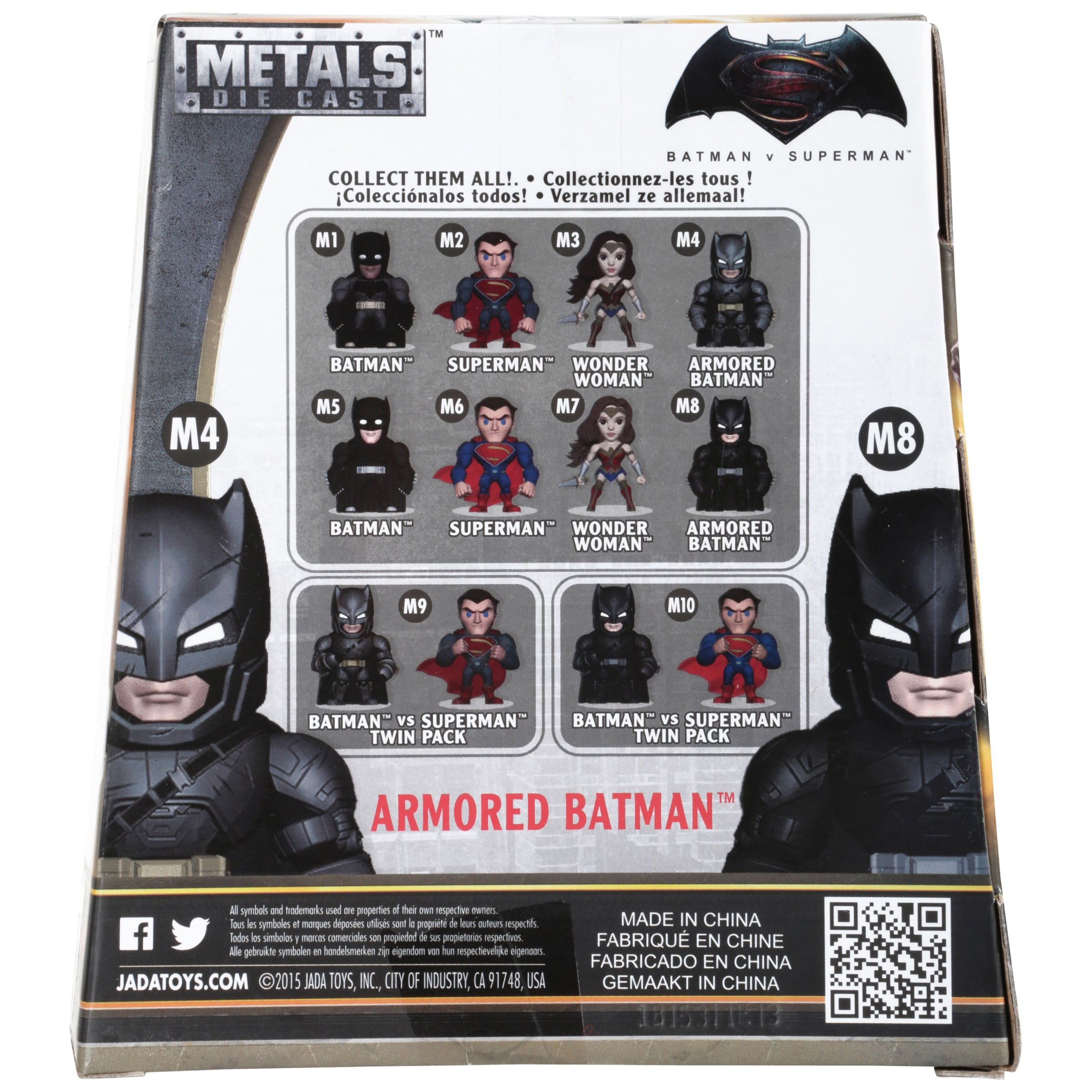 Details about   Jada Metals Die Cast Armored Batman 