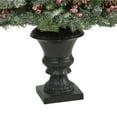 thumbnail image 6 of Nearly Natural 4' Frosted Pine Artificial Christmas Tree Prelit 100 Clear LED Lights, 6 of 8