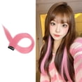 thumbnail image 1 of RYGRZJ Color Hair Hanging Ear Dyed Wig Synthetic Wig Hair Extensions Clip In One-Piece`, 1 of 5