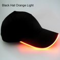 thumbnail image 2 of Gorra de béisbol con luz LED para hombre y mujer, gorro brillante con iluminación LED, ideal para correr por la noche, Fiesta en Club, Hip Hop, Golf, 2 of 4