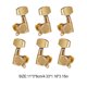 thumbnail image 4 of Yuarrent 6 piezas de clavijas de afinador, cabezales de máquina, accesorio de instrumento, rodillo de cuerda, piezas de repuesto, botón de ajuste, Artesanía Type 1 Yuarrent HA060586-01, 4 of 6