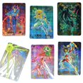 thumbnail image 2 of Juego de cartas flash de Saint Seiya, cartas raras de Athena, Shiryu, Hyoga, Ikki, colección de tarjetas de Anime, regalos para amigos, 6 piezas por juego Fivean unisex, 2 of 2