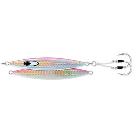 UPC: 0043178152546 | Daiwa SA-SK85G01 Saltiga SLK Metal Jig  3oz  5/0 Assist Hooks  Pink – SA-SK85G01