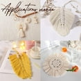 thumbnail image 6 of 6Pcs Macrame Cutting s Wooden Natrual Rustic Leaf Teardrop Cutting Template Boho Wood Water Drop Tassel Dream Catcher Wall Hanging Tool for DIY Crafts Making Home Weave Decor, 6 of 9