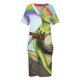 thumbnail image 4 of The Muppets Kermit 2 Vestido suelto con bolsillos y vestido de fiesta de manga larga, 4 of 7