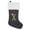 X, variant on comerut Christmas Stocking Knitting Snowflake Letter Large Capacity with Hanging Rope Create Atmosphere Candy-filled Stocking