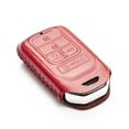 thumbnail image 3 of Vitodeco Genuine Leather Smart Key Keyless Remote Entry Fob Case Cover with Key Chain for Honda Civic, Fit, Accord, Pilot, CR-V (5 Buttons, Red), 3 of 5