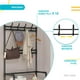 thumbnail image 4 of Perchero Resistente Estante Organizador Ropa Zapatera Rack negro 6.49 pulg Elly Decor ED-PHO-MUL, 4 of 8