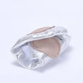 thumbnail image 6 of ZACPNCV Ballet Shoes for Toddler Girls Cute Bow Canvas Dance Slippers Soft Stretch Split Sole No-Tie Yoga Gymnastics Shoes Silver, 6 of 9