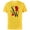 Yellow, variant on Disney Princess Snow White Initials and Silhouette - Short Sleeve Cotton T-Shirt for Adults - Customized-Athletic Heather