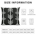 thumbnail image 5 of FUMJ Throw Pillow Covers Modern Abstract Geometry Black and White  Decorative Pillow Cases Home Decor Standard Square Pillowcases, 5 of 5