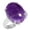 Amethyst, variant on 925 Sterling Silver Ring Natural Mookaite Handmade Jewelry