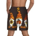 thumbnail image 4 of Gaeub Fall Gnomes Mens Swim Trunks Stretch Beach Shorts Quick Dry for Men Swim Shorts Swimwear with Pockets- Medium, 4 of 9