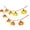 Pumpkins, variant on LOWLHOME LED Pumpkin Maple Leaf Light String, Decorative Fairy Acorn String Lights Thanksgiving Decoration, Autumn Garland Cute Novelty Lights, 4.9 FT with 10 Lights, Maple leaves