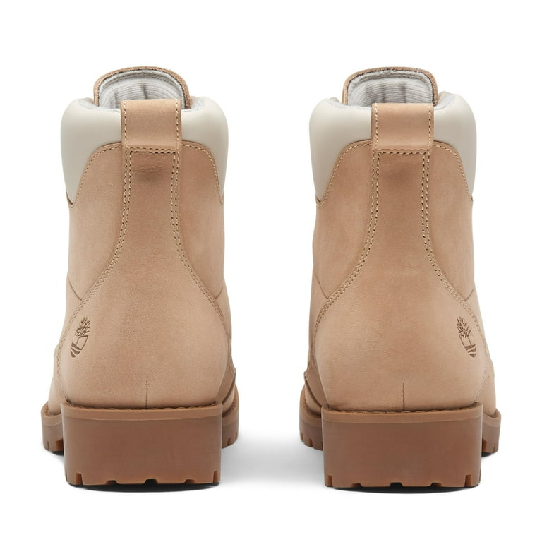 Timberland Women's Ellendale Mid Lace-Up Boot, Light Beige Nubuck
