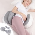 thumbnail image 1 of Almohada de embarazo Chilling Home para dormir, color gris, 1 of 8