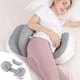 thumbnail image 1 of Almohada de embarazo Chilling Home para dormir, color gris, 1 of 8
