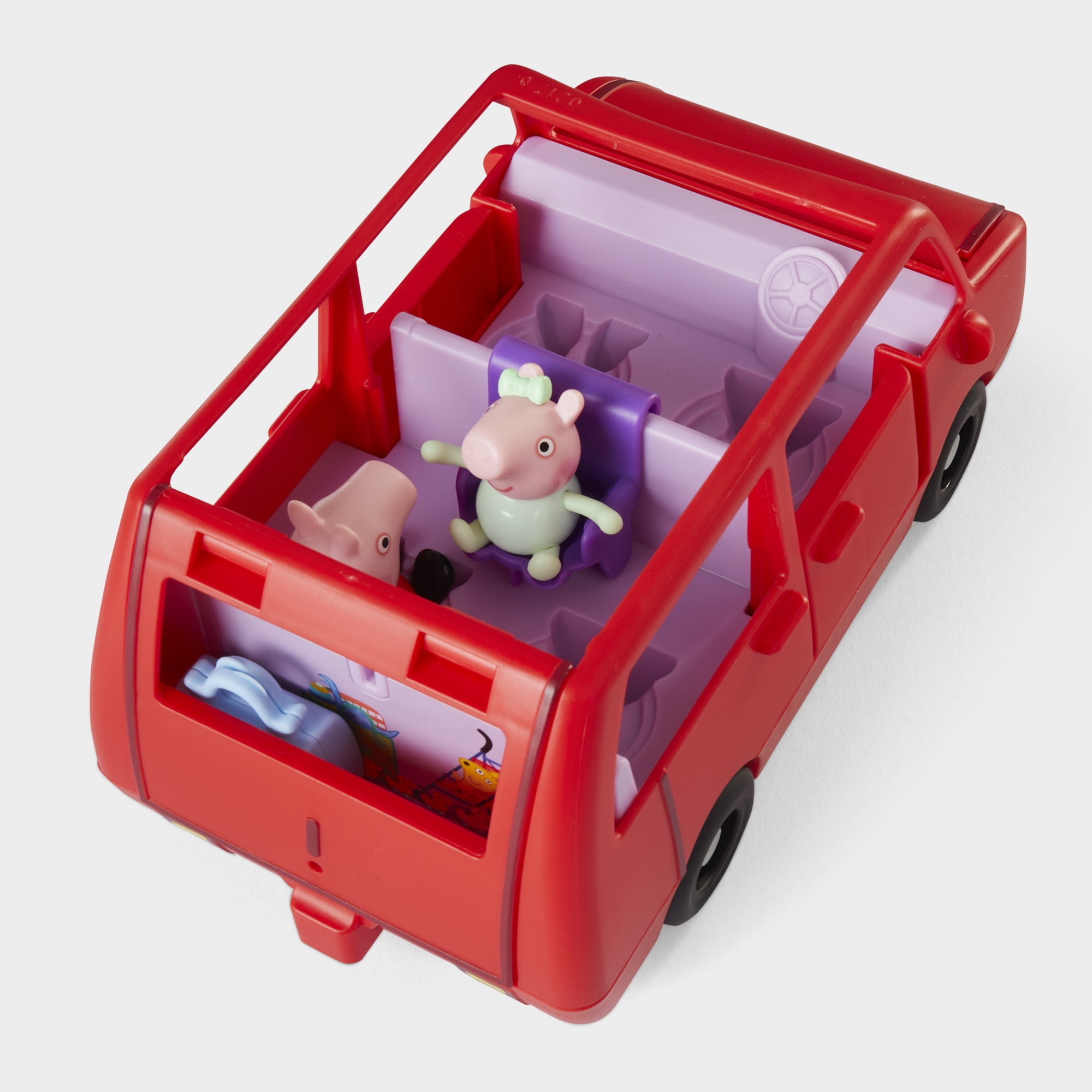 Peppa Pig Toys Peppa's Big Family Car with 2 Peppa Pig Figures and 2 Accessories, 3+
