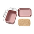 thumbnail image 4 of Sturdy Silicone Soap Box with Leak-Proof Lid & Drainage Sponge, Compact Travel Soap Case for Gym, Home, or Trips, Durable Plastic Soap Container, 4 of 6