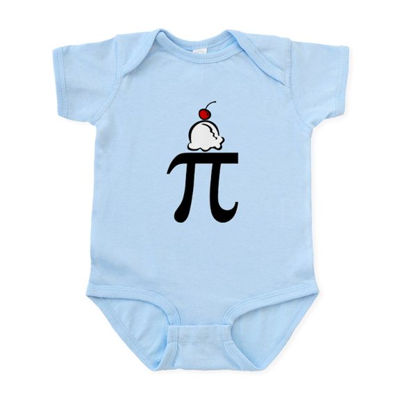 CafePress - Pi A La Mode Infant Bodysuit - Baby Light Bodysuit, Size Newborn - 24 Months