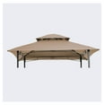 thumbnail image 2 of 8x5 Ft Grill Gazebo Replacement Canopy Top Cover Double Tiered BBQ Shade Cover (for 8x5 Ft Grill Gazebo Frame, ), 2 of 6