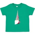thumbnail image 3 of Inktastic Cute Gnome, Gnome With Flowers, Gnome With Hat Girls Toddler T-Shirt, 3 of 5